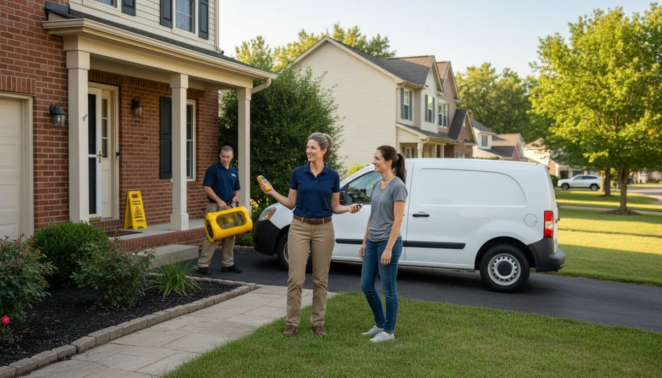 Water restoration image for Dehumidification And Cleanup Services in Converse, TX